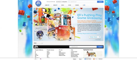 EA Pushing Play Game Giveaway
