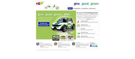 eBay Give Good Green Sweepstakes eBay Give Good Green Sweepstakes