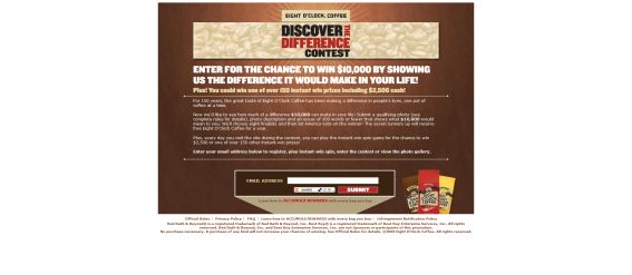 Eight O’Clock Coffee Discover The Difference Photo Upload Promotion Eight O’Clock Coffee Discover The Difference Photo Upload Promotion