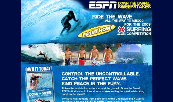 ESPN Down the Barrel Sweepstakes