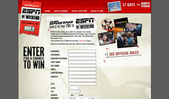ESPN The Weekend First Take Giveaway
