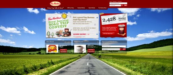 Tim Hortons Great Summer Road Trip Contest