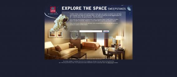 Comfort Suites Explore the Space Sweepstakes