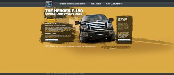 Heroes F150 Contest and Sweepstakes