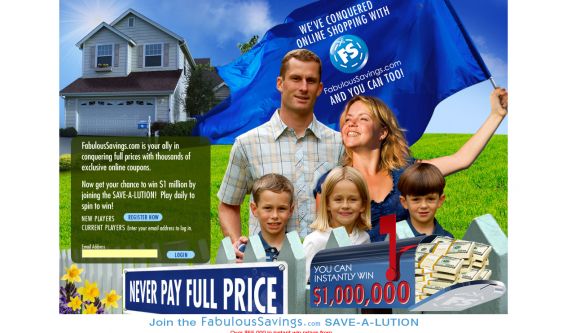 FabulousSavings.com SAVE-A-LUTION Sweepstakes FabulousSavings.com SAVE-A-LUTION Sweepstakes