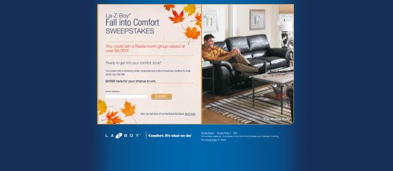 Fall Into Comfort Sweepstakes