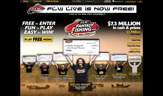 The FLW Outdoors Fantasy Fishing Challenge The FLW Outdoors Fantasy Fishing Challenge