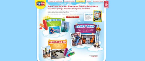 popsicle.com/possibilities – Anything’s Possible with Popsicle Promotion
