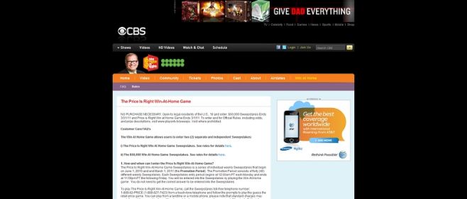 $50,000 Win At Home Game Sweepstakes $50,000 Win At Home Game Sweepstakes