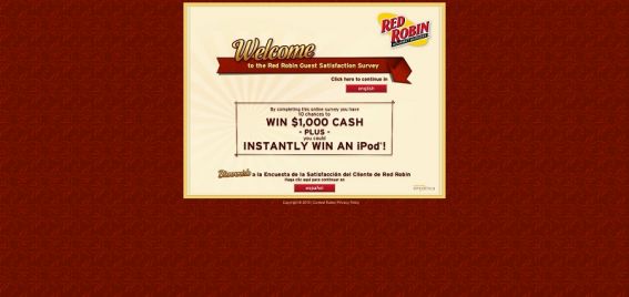 tellredrobin.com – Red Robin Guest Satisfaction Survey tellredrobin.com – Red Robin Guest Satisfaction Survey