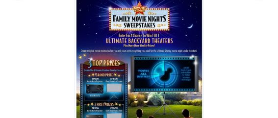 Disney Movie Rewards: Family Movie Night Sweepstakes Disney Movie Rewards: Family Movie Night Sweepstakes