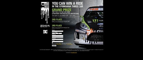PacSun’s DC/Gymkhana Sweepstakes PacSun’s DC/Gymkhana Sweepstakes