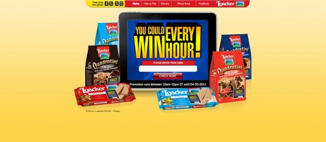 loacker.com – Loacker Win Every Hour Sweepstakes loacker.com – Loacker Win Every Hour Sweepstakes