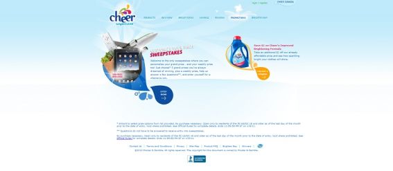 Cheer Customize Your Prize Sweepstakes