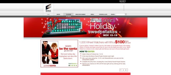 wheeloffortune.com – Wheel of Fortune Sears Holiday Sweepstakes II wheeloffortune.com – Wheel of Fortune Sears Holiday Sweepstakes II