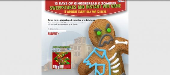 12 Days of Gingerbread & Zombies Promotion 12 Days of Gingerbread & Zombies Promotion