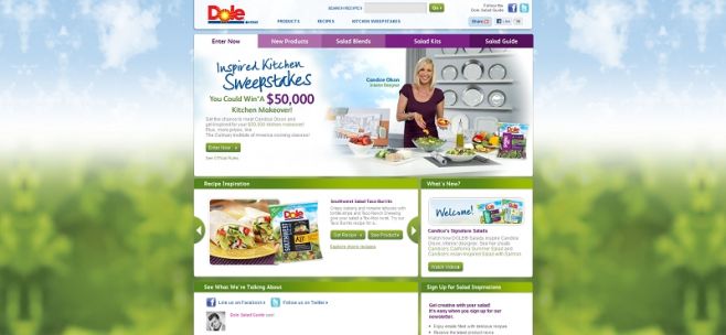 salads.dole.com – Dole Inspired Kitchen Sweepstakes salads.dole.com – Dole Inspired Kitchen Sweepstakes