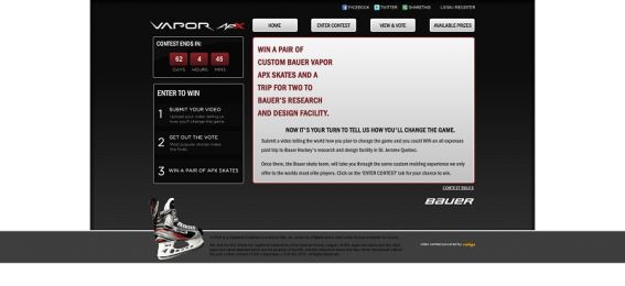 Bauer Hockey Change the Game Contest Bauer Hockey Change the Game Contest