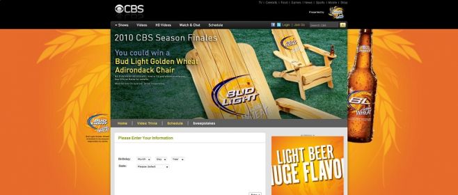 Bud Light Golden Wheat Adirondack Chair Giveaway Sweepstakes Bud Light Golden Wheat Adirondack Chair Giveaway Sweepstakes