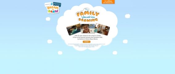 American Express Destination Family Sweepstakes, dreamndraw.com