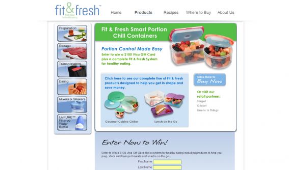 Fit & Fresh Gift Card Sweepstakes