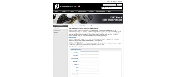 FootJoy DryJoys 20/20/20 Sweepstakes