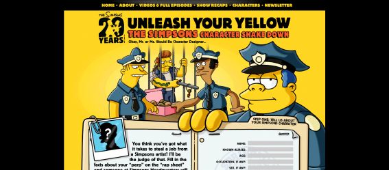 Simpsons Character Contest
