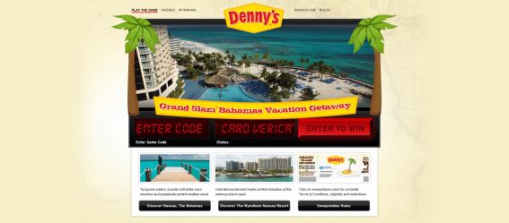 Denny’s Grand Slam Bahamas Vacation Getaway
