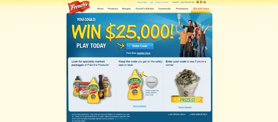 French’s Win $25,000 Promotion