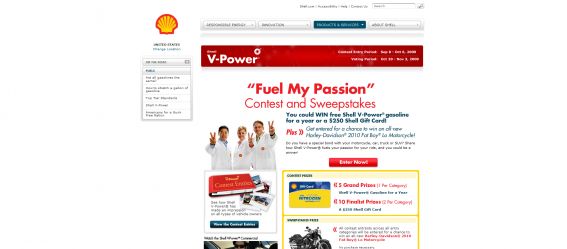 Shell V-Power Fuel My Passion Contest & Sweepstakes