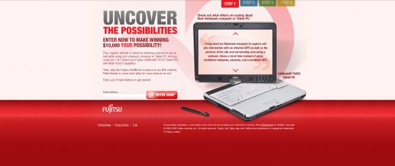 Fujitsu Uncover the Possibilities Sweepstakes