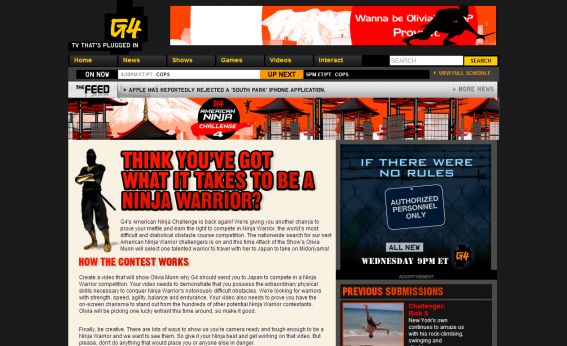 G4’s American Ninja Challenge