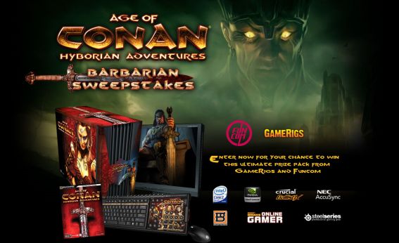 Age of Conan Hyborian Adventures Barbarian Sweepstakes Age of Conan Hyborian Adventures Barbarian Sweepstakes