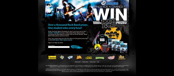 General Mills Rock Band Giveaway