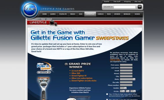 Driving to Get in the Game Sweepstakes