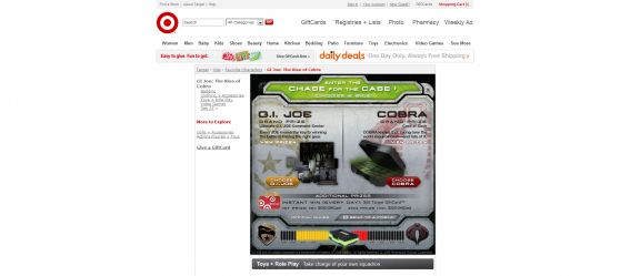 Target G.I. JOE Chase for the Case Sweepstakes
