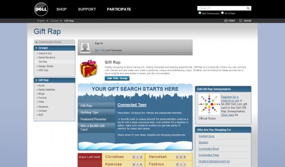 Dell Gift Rap Sweepstakes Dell Gift Rap Sweepstakes