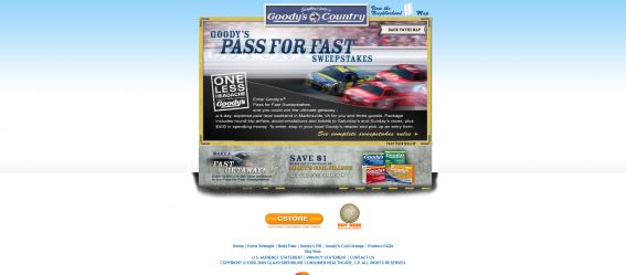 Goody’s Pass for Fast Sweepstakes