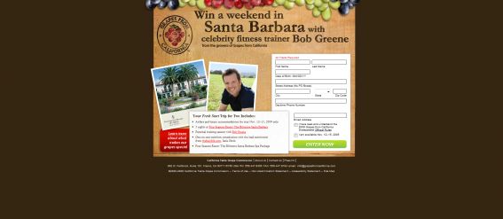 2009 Grapes from California Sweepstakes