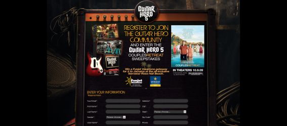 Guitar Hero 5 Couples Retreat Sweepstakes