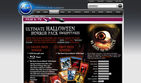 Ultimate Halloween Sweepstakes