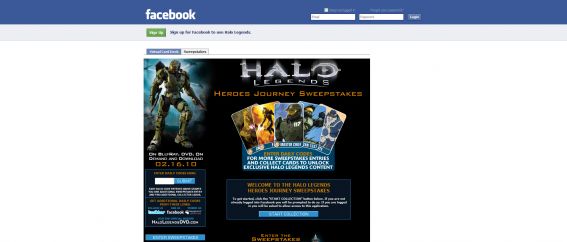 Halo Legends Heroes Journey Sweepstakes