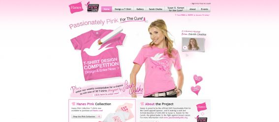 Hanes Pink Sweepstakes
