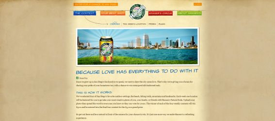 Hansen’s Loves San Diego Sweepstakes