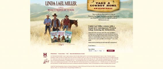 Take a Cowboy Home Sweepstakes