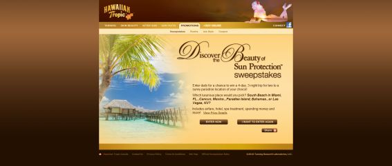 Hawaiian Tropic Discover the Beauty of Sun Protection Sweepstakes Hawaiian Tropic Discover the Beauty of Sun Protection Sweepstakes
