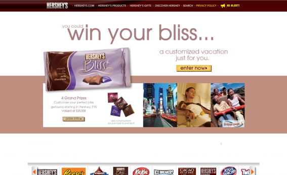Hershey’s Win Your Bliss Sweepstakes
