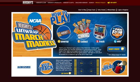 HERSHEY’S NCAA Basketball Unwrap March Madness Sweepstakes