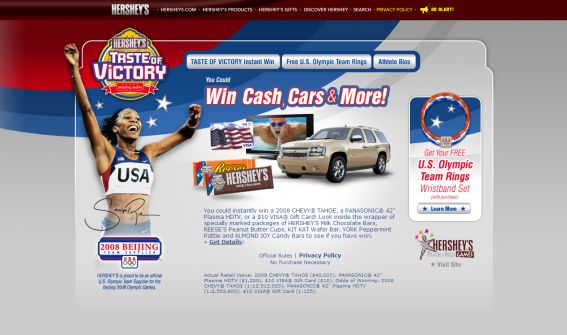 Hershey’s Taste of Victory