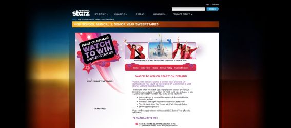 Starz On Demand Watch To Win Sweepstakes